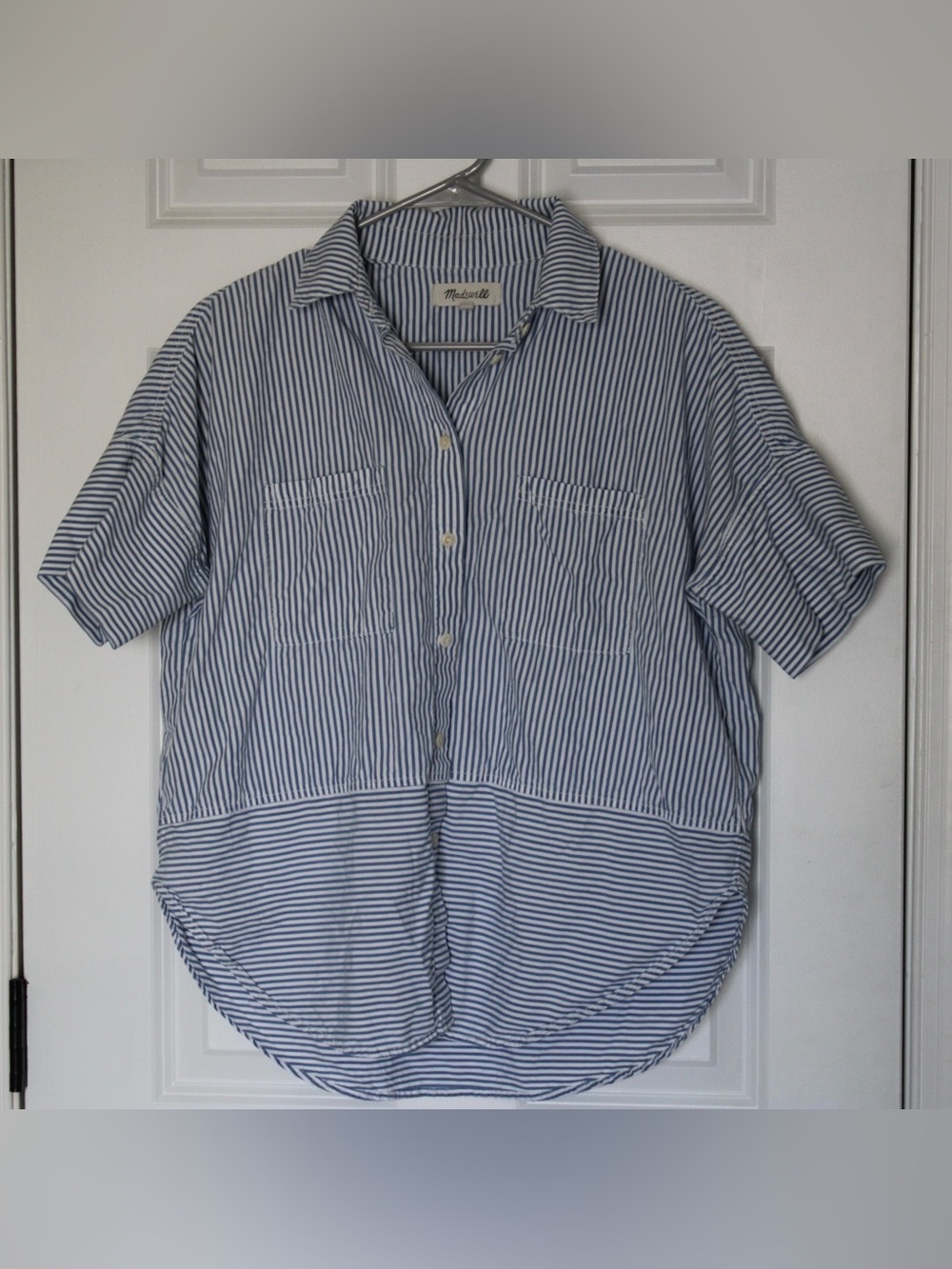 MADEWELL Courier Striped Button-Down Shirt